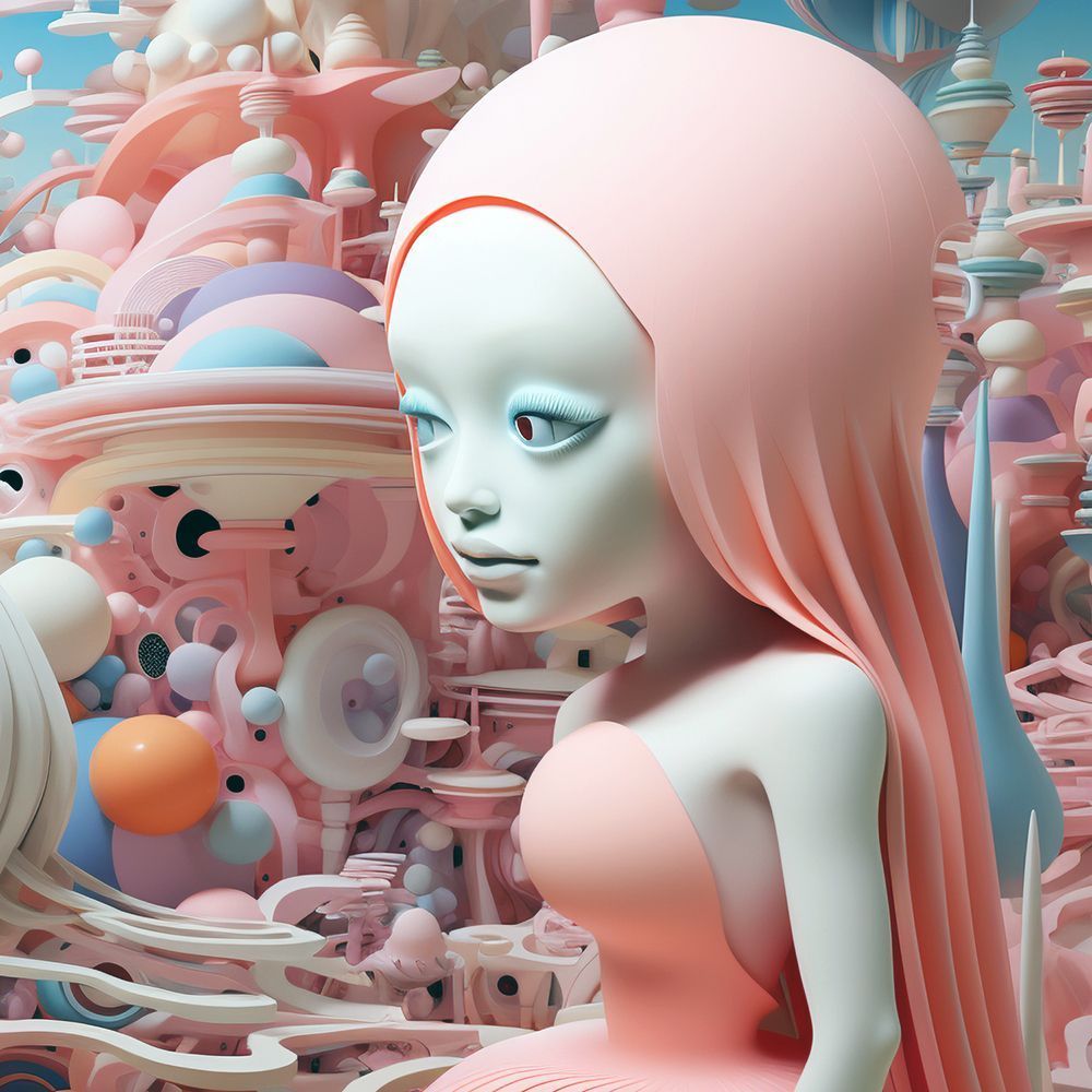 AURORA AURA — 光とオーロラで紡ぐ、魂の進化を表現するAI映像アーティストのイメージ